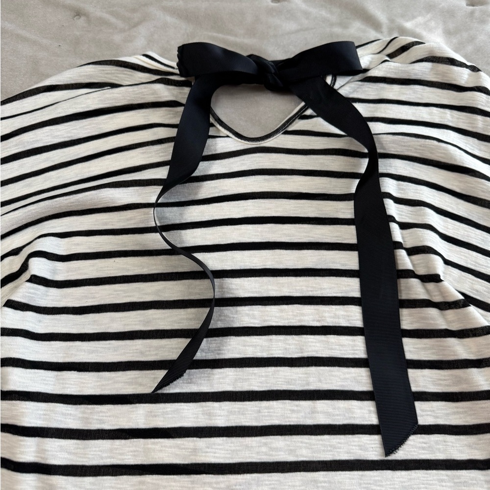 Altar’d StateStriped Black and White Women's Top